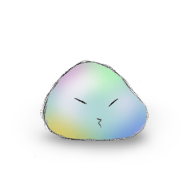 Colorful emotional blob